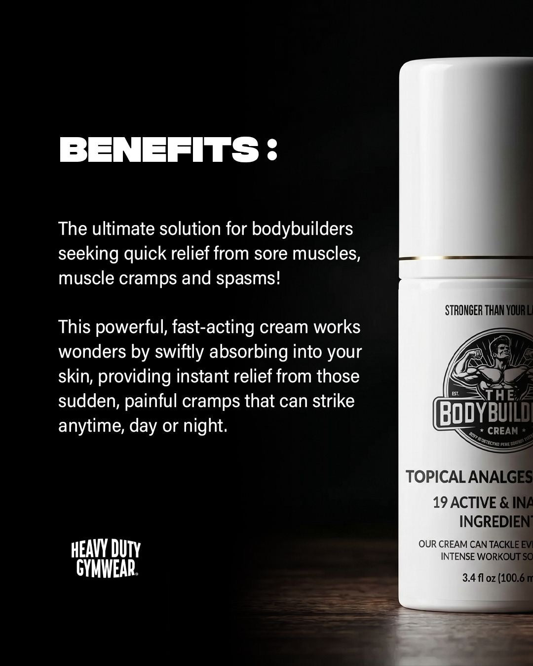 The   Bodybuilders Cream - Ultra Strength Muscle Recovery Therapy