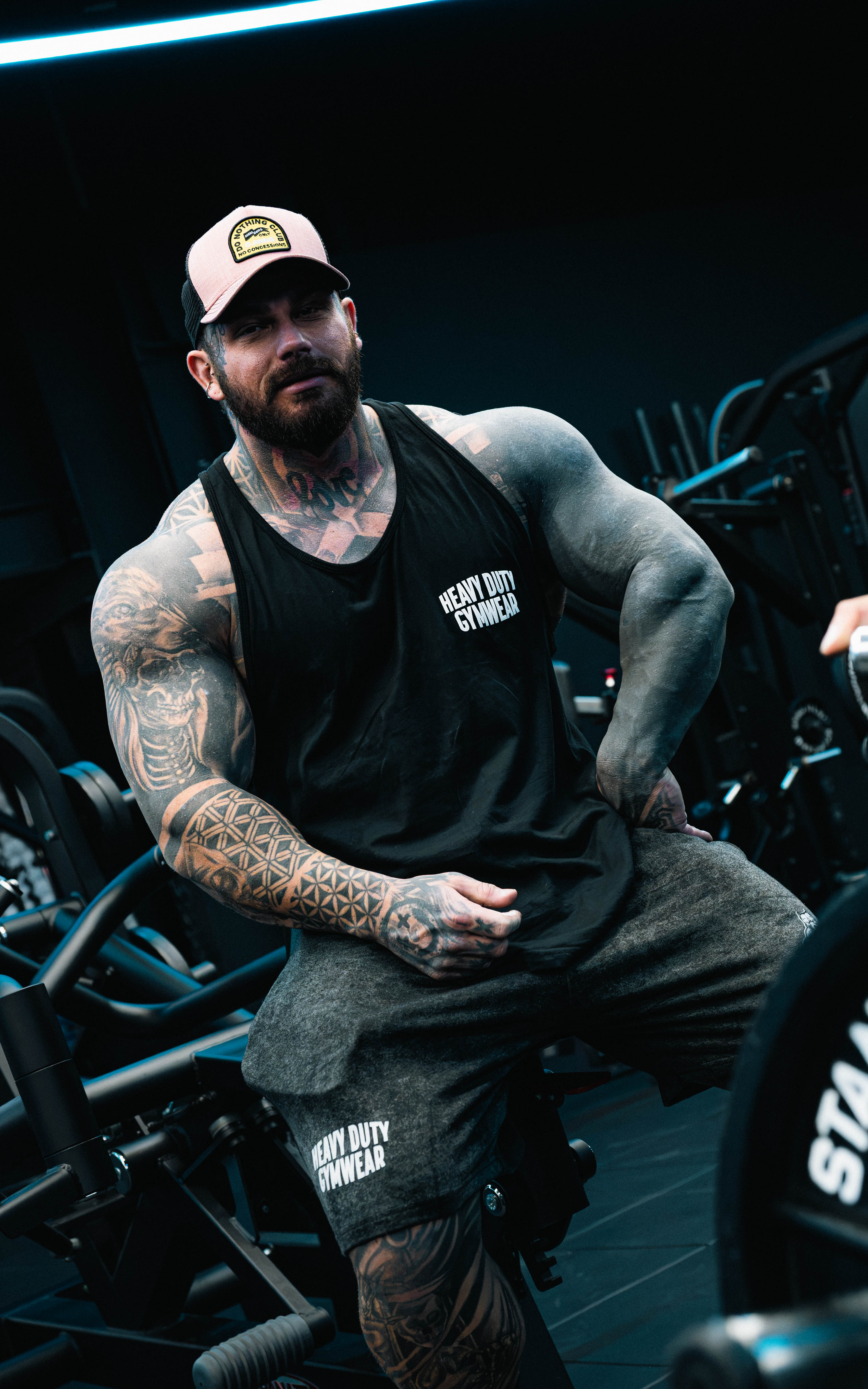 OG White on Black Vest