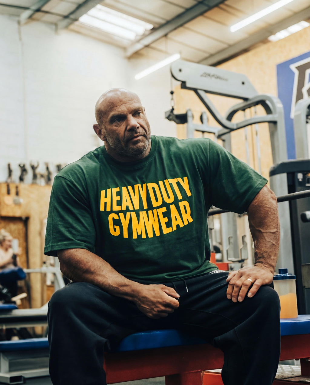 Yellow on Forest Green