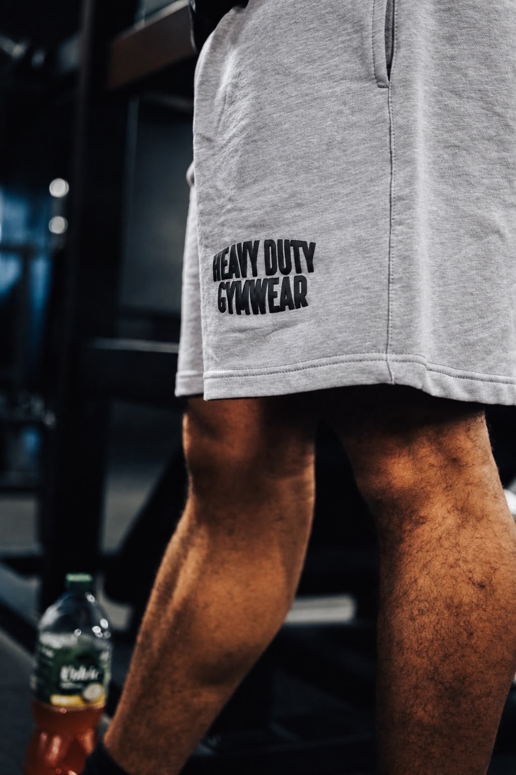 Black on grey Shorts