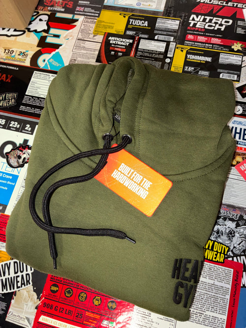 OG black on military green Hoodie