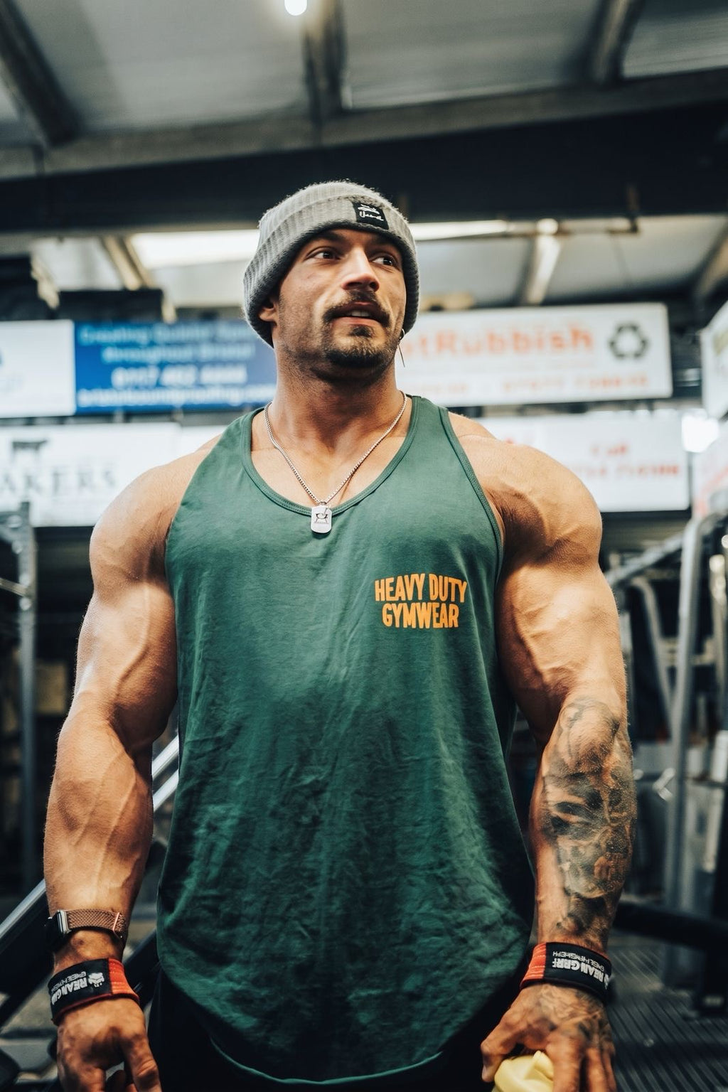 OG Yellow on Green vest