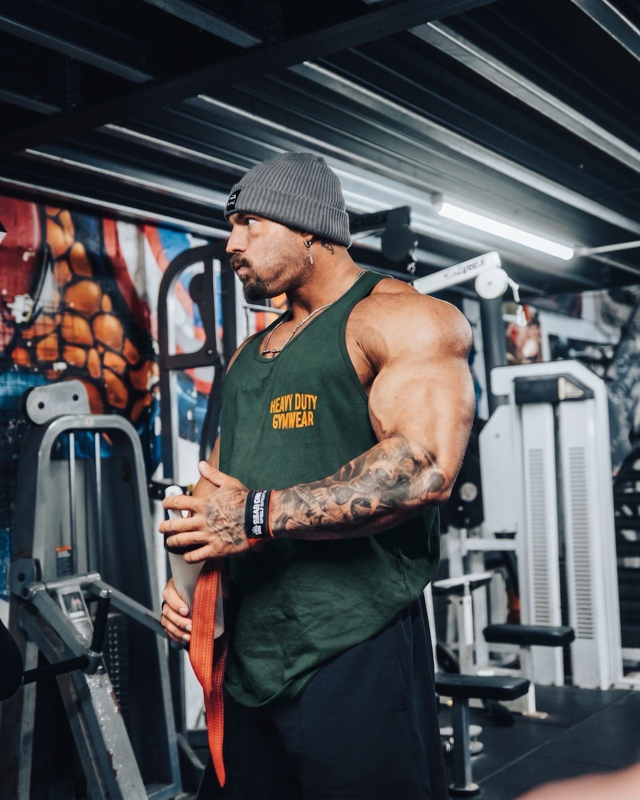OG Yellow on Green vest
