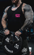 OG Pink on Black Vest