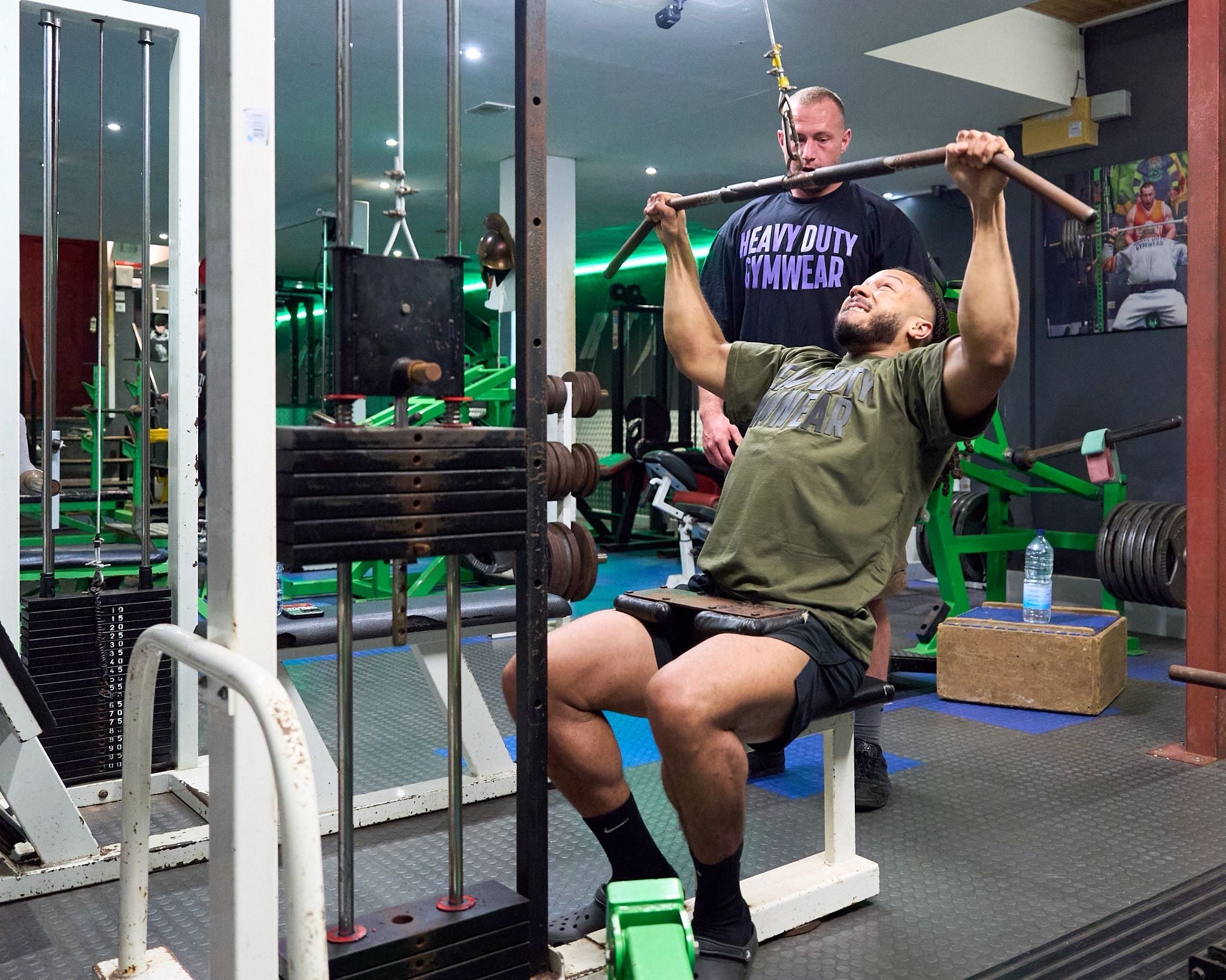 Black on Military Green