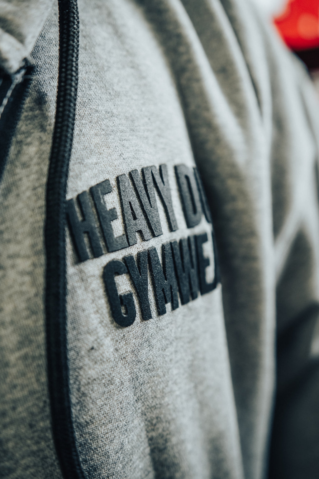 Black on Grey Zip Up