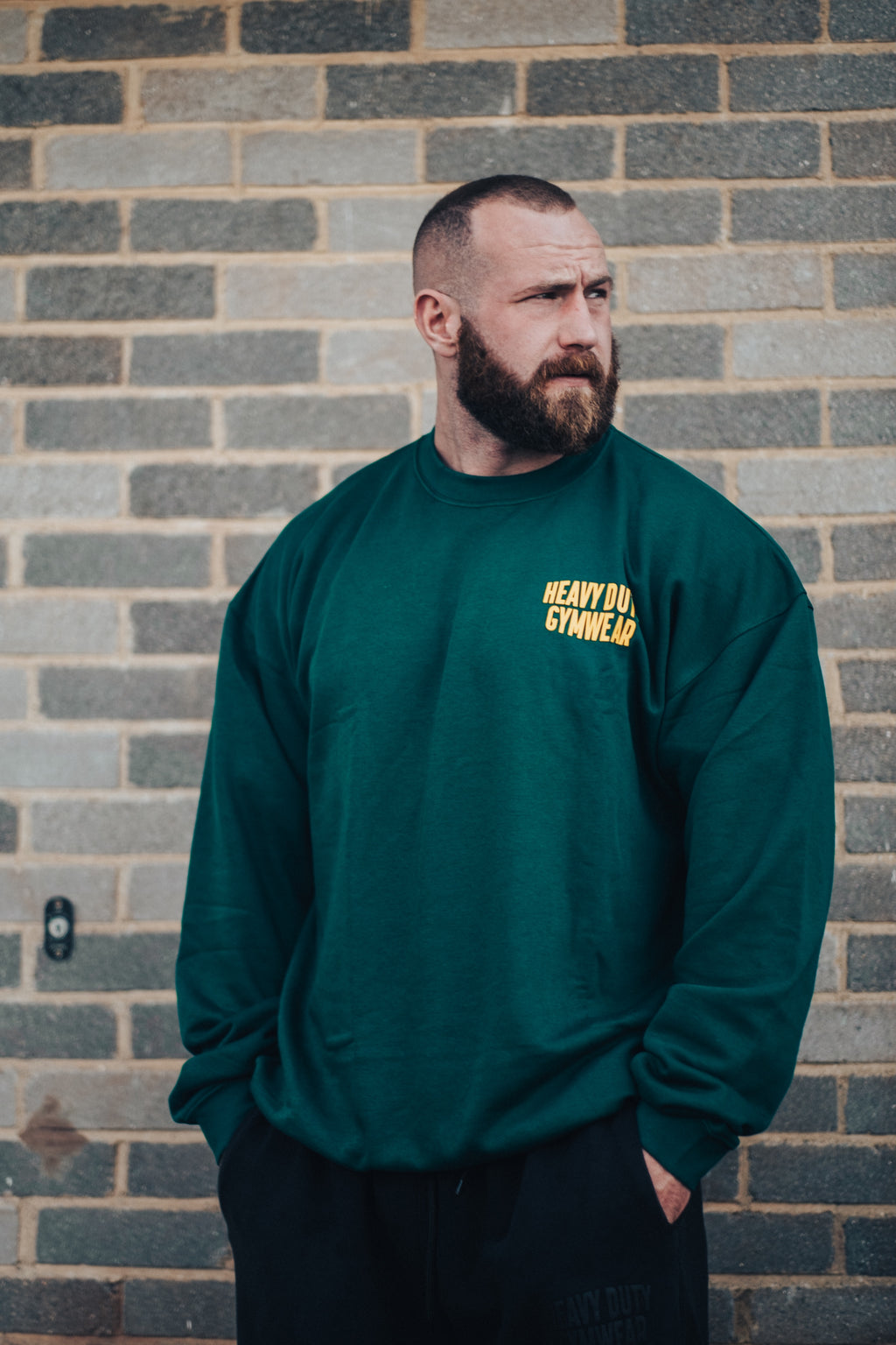 OG Yellow on Forest Green Sweatshirt