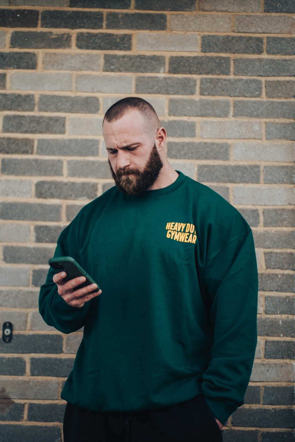 OG Yellow on Forest Green Sweatshirt