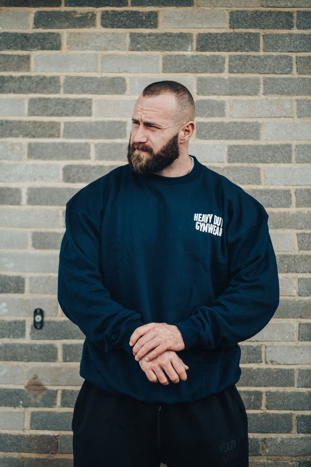 OG White On Navy Sweatshirt