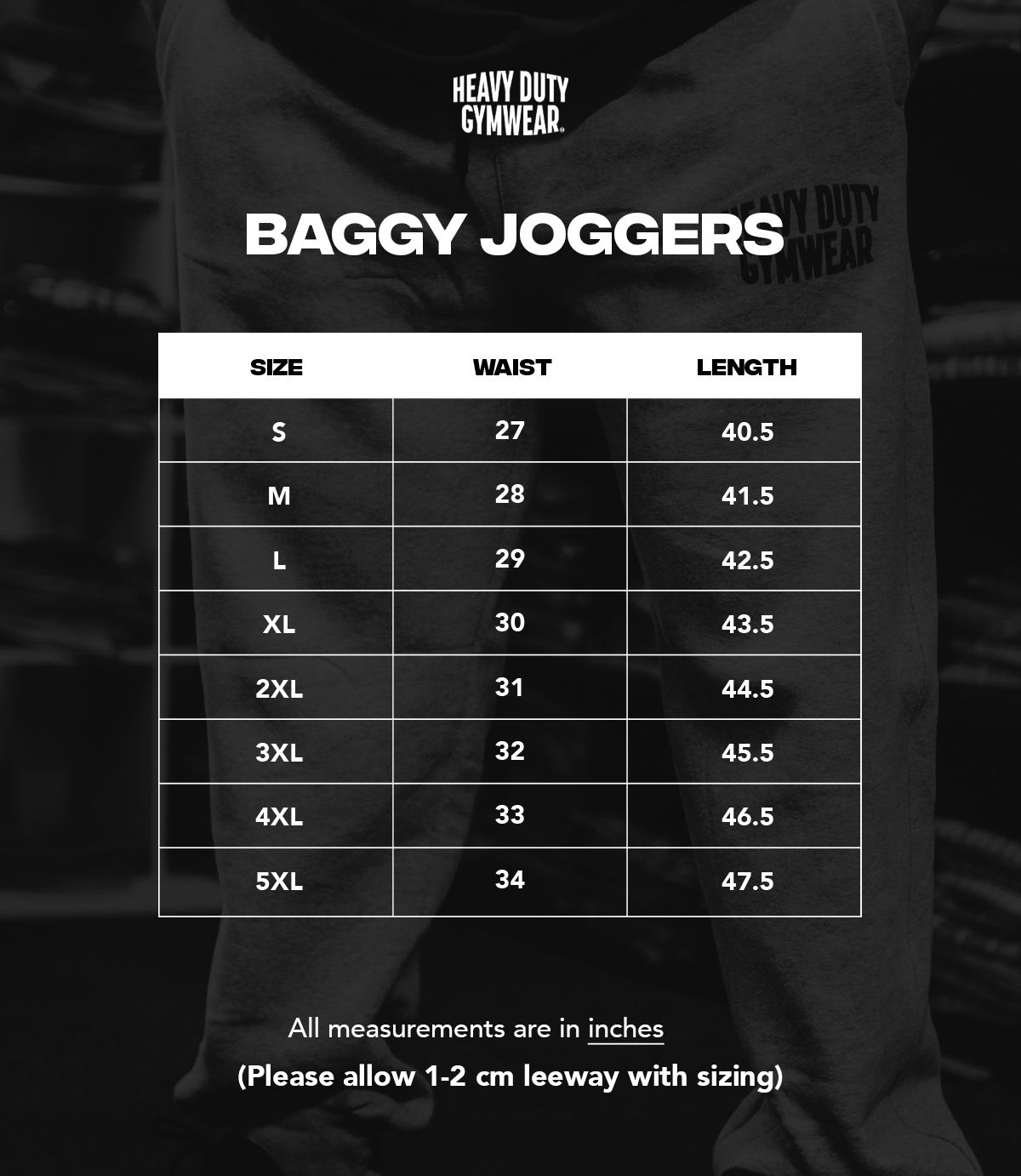 Black Out Baggy Joggers