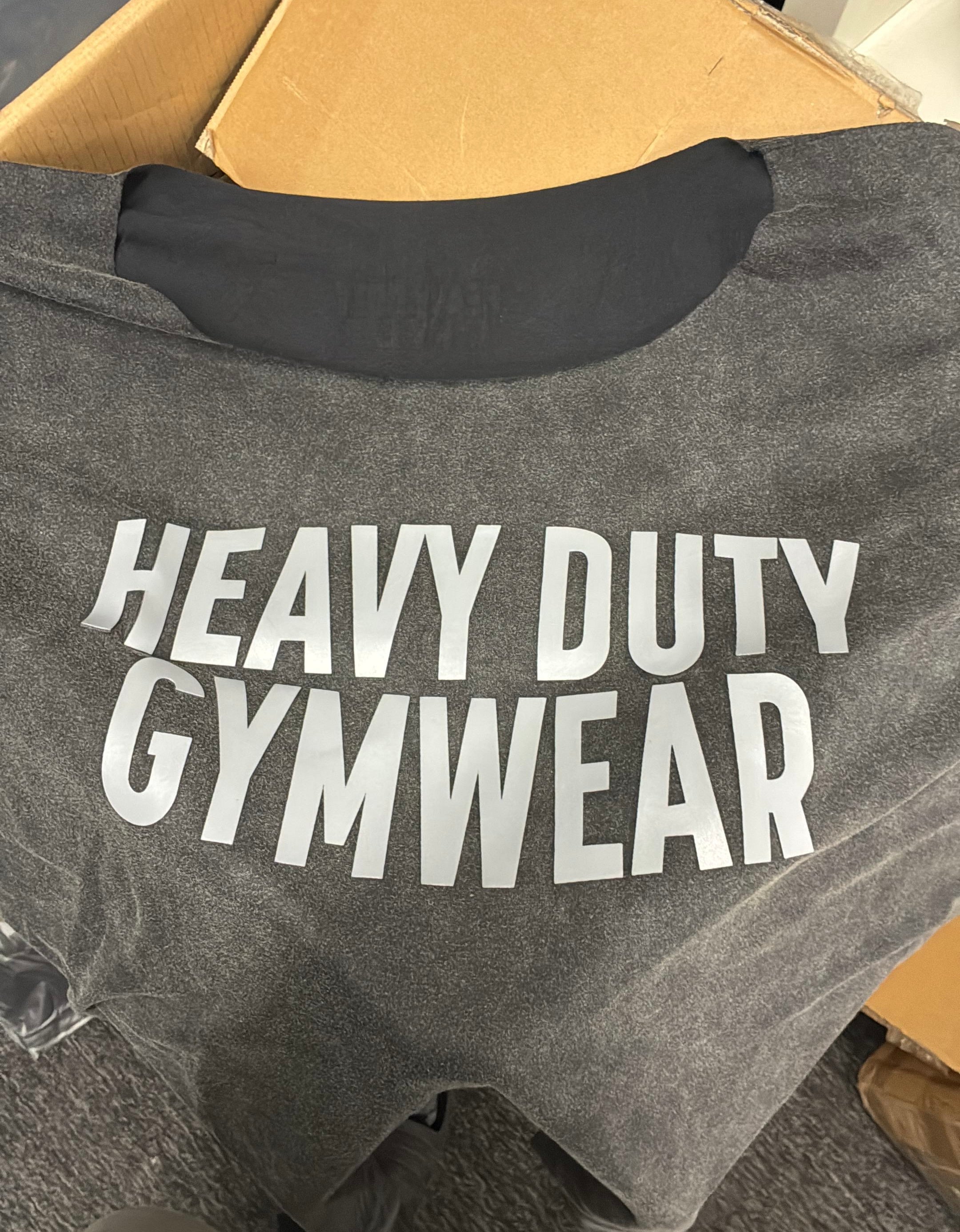 Grey on Acid Black Rag Tee