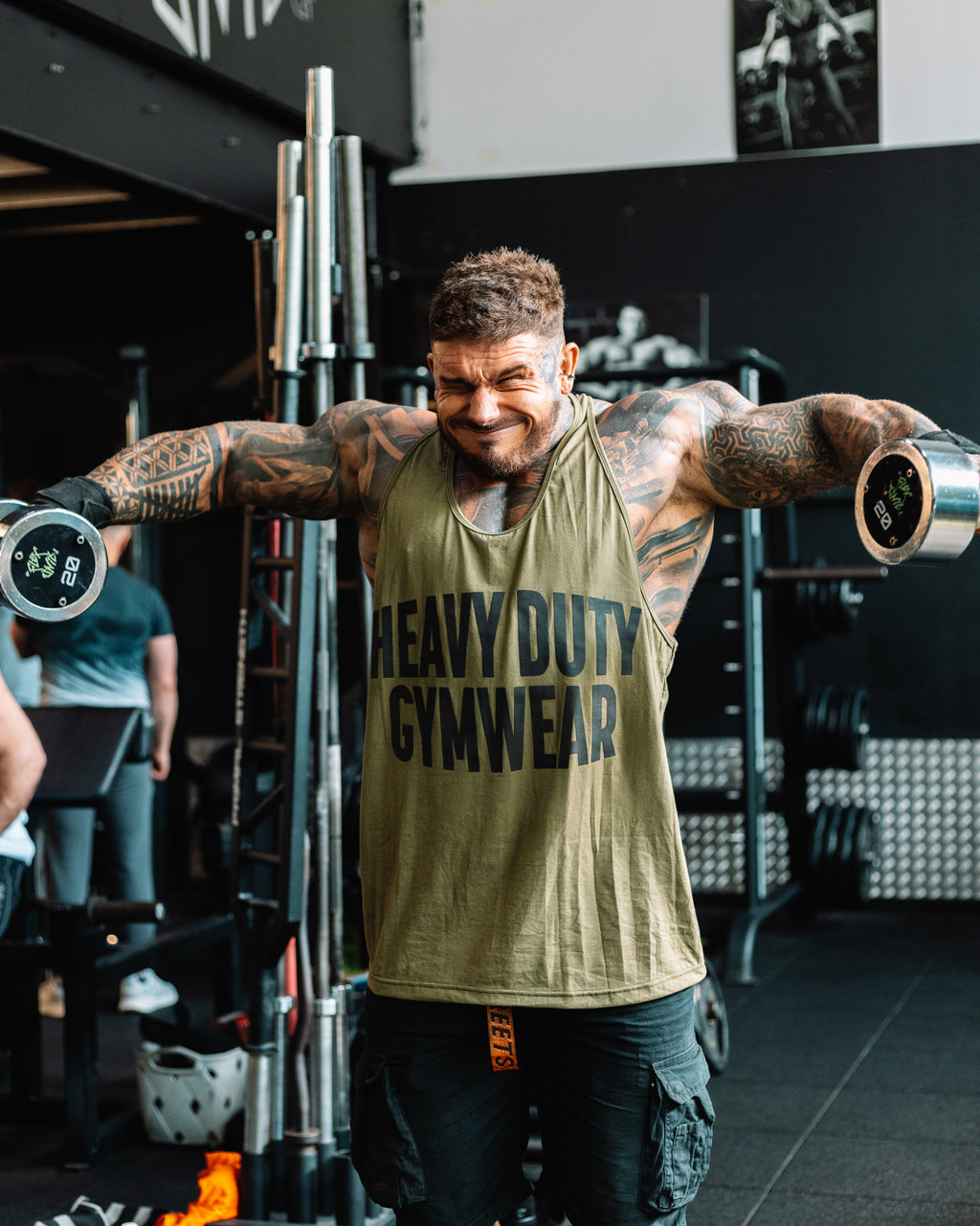 Black on Military Green