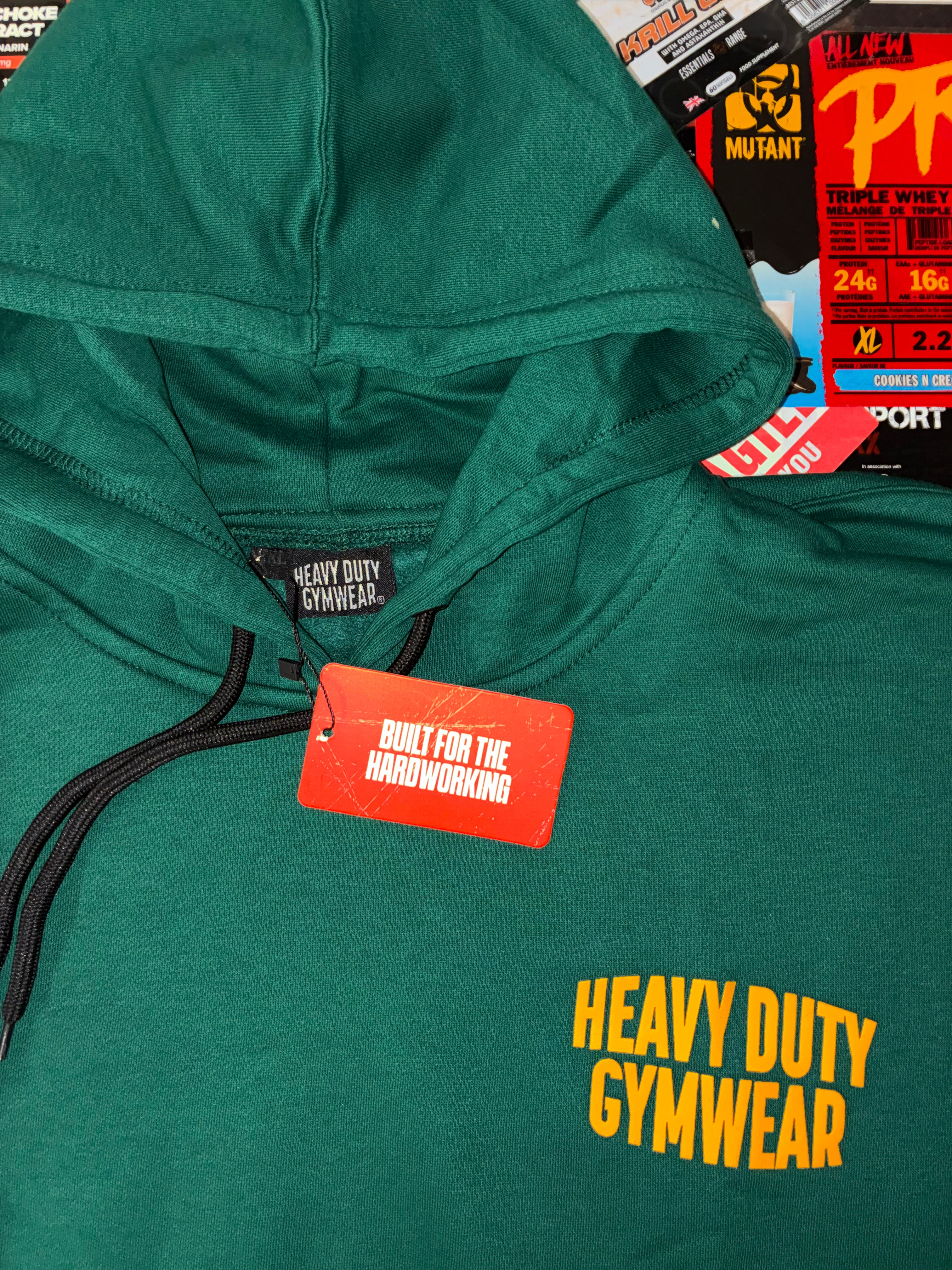 OG yellow on forest green Hoodie