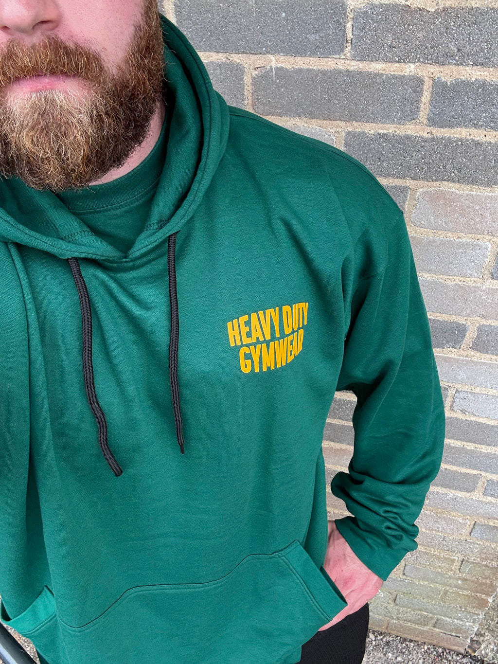 OG yellow on forest green Hoodie
