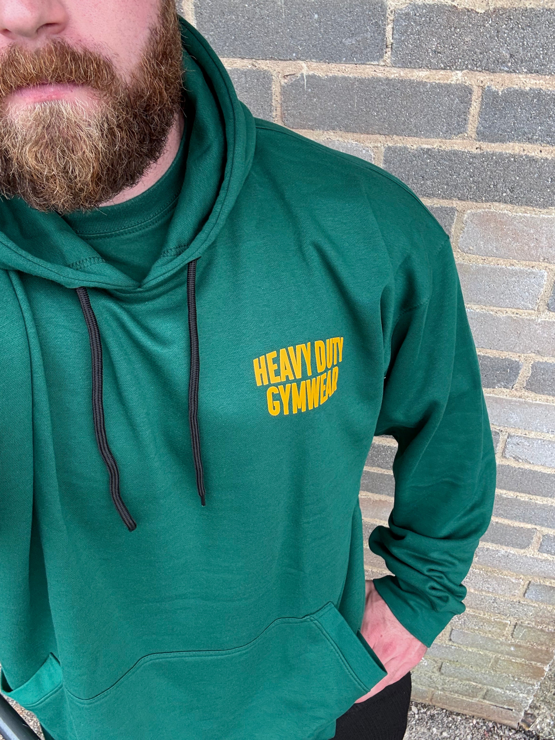 OG yellow on forest green Hoodie