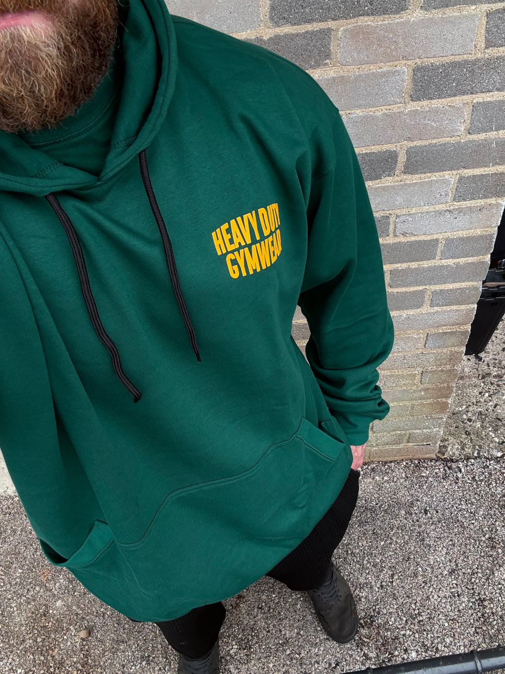 OG yellow on forest green Hoodie