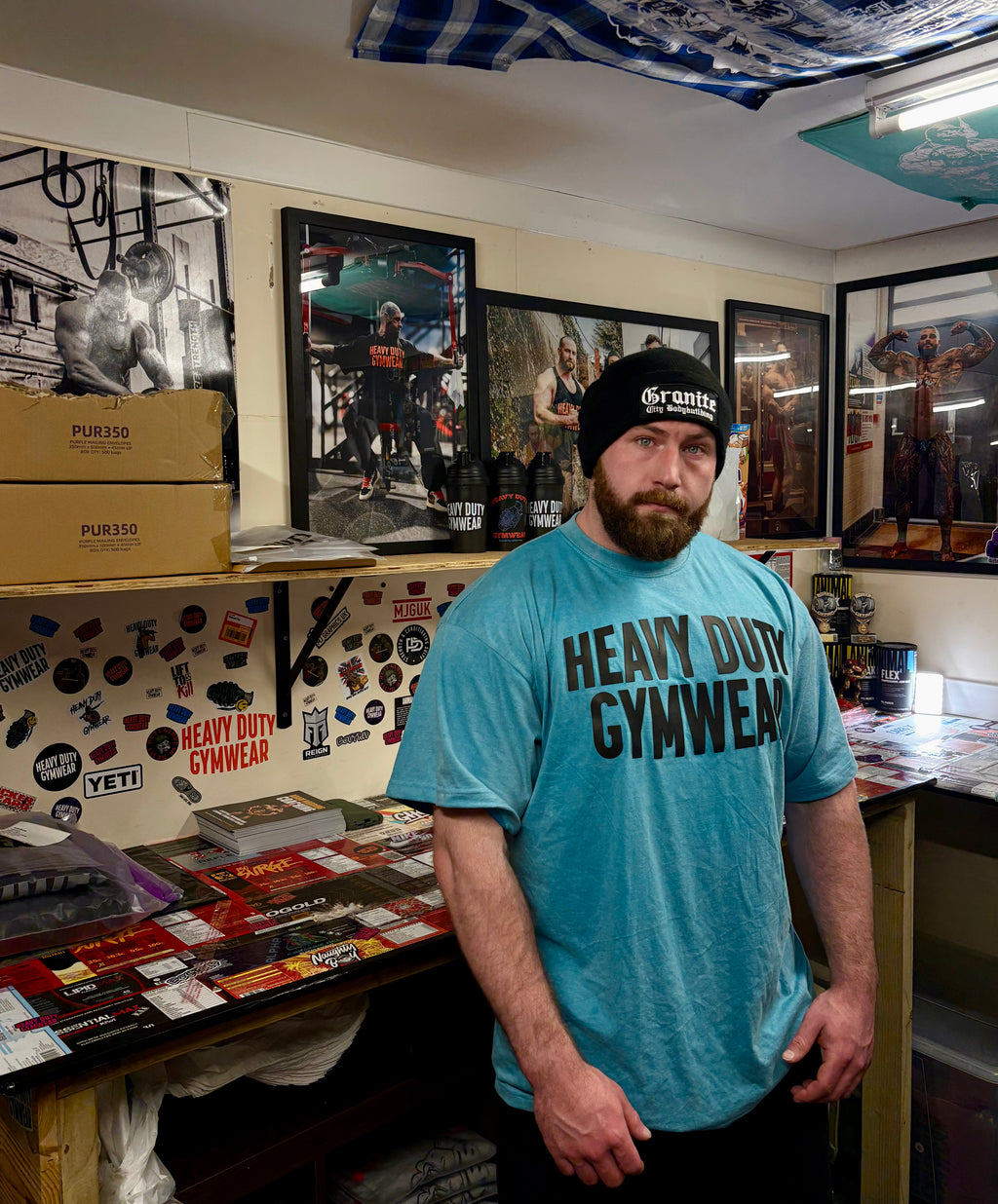 Black on Blue T-shirt