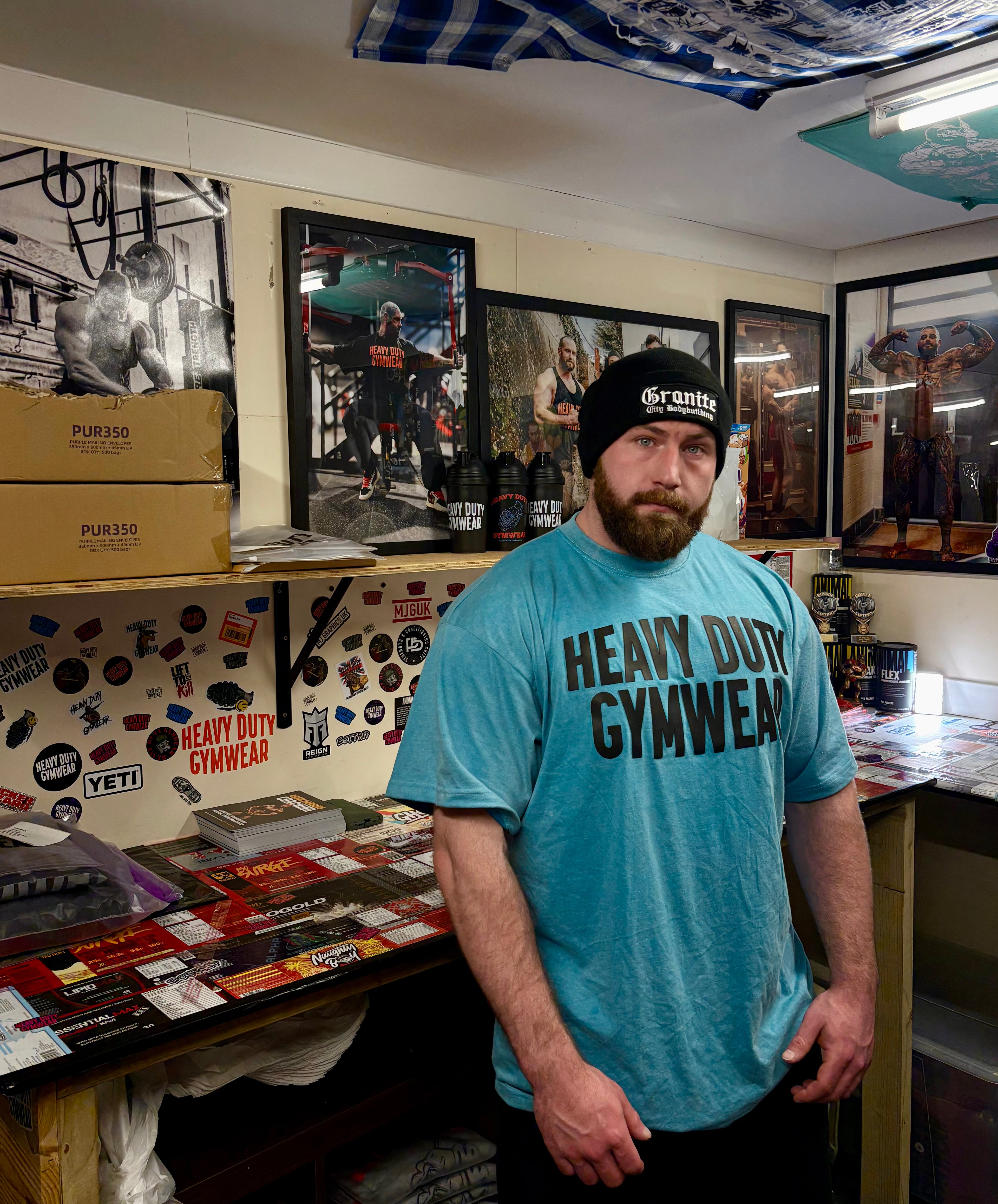 Black on Blue T-shirt