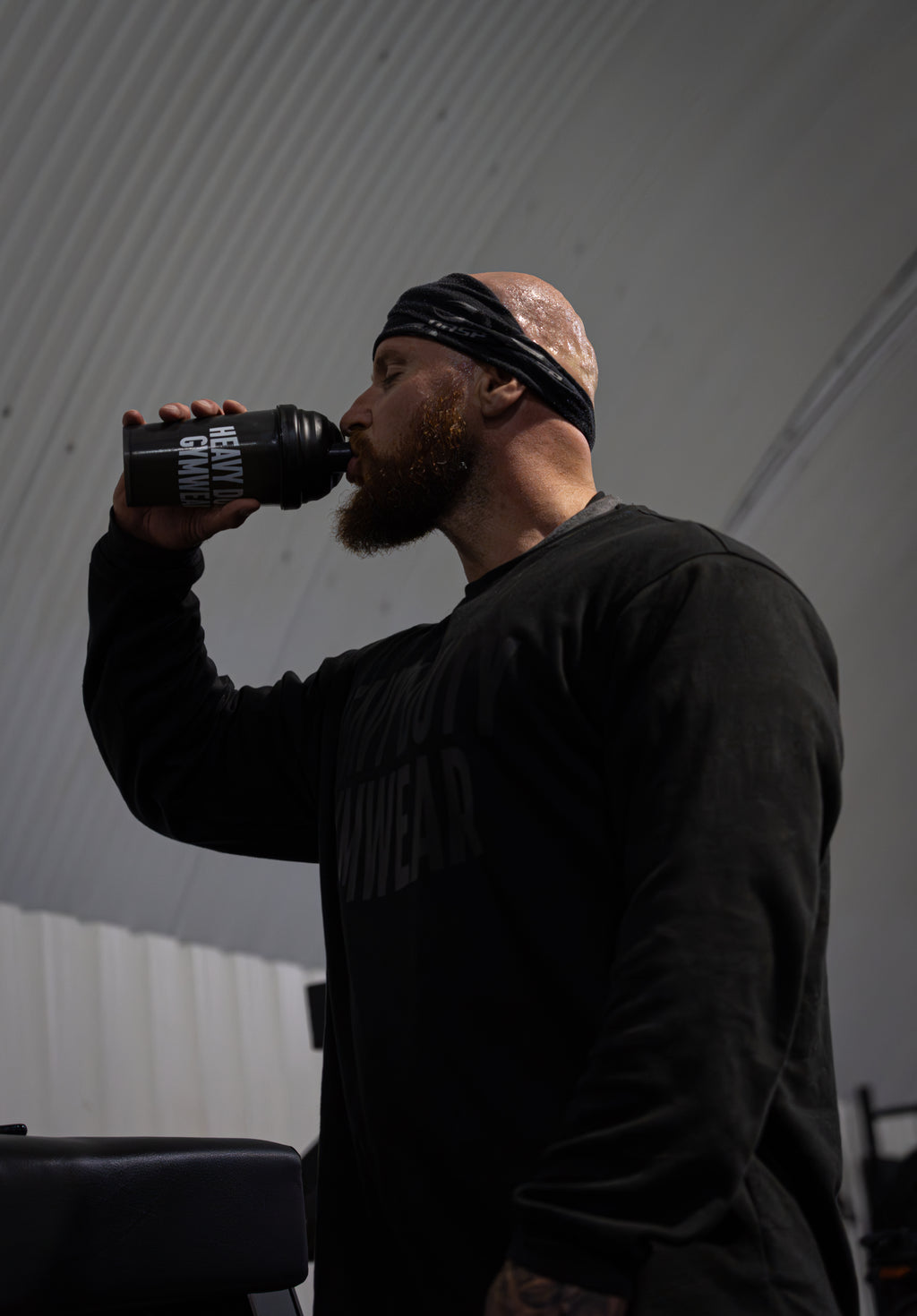 White on Black Shaker