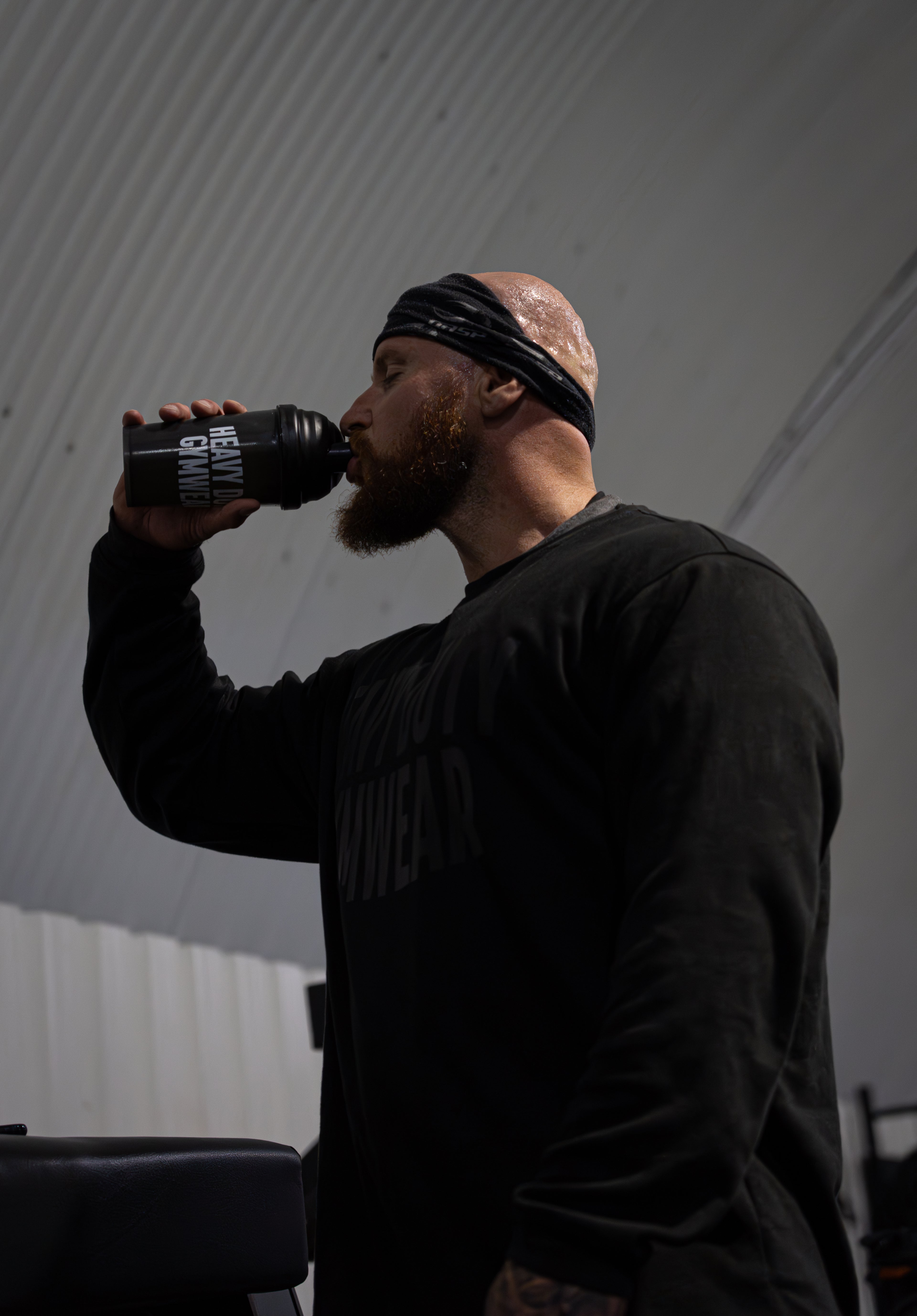 White on Black Shaker