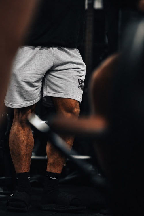 Black on grey Shorts