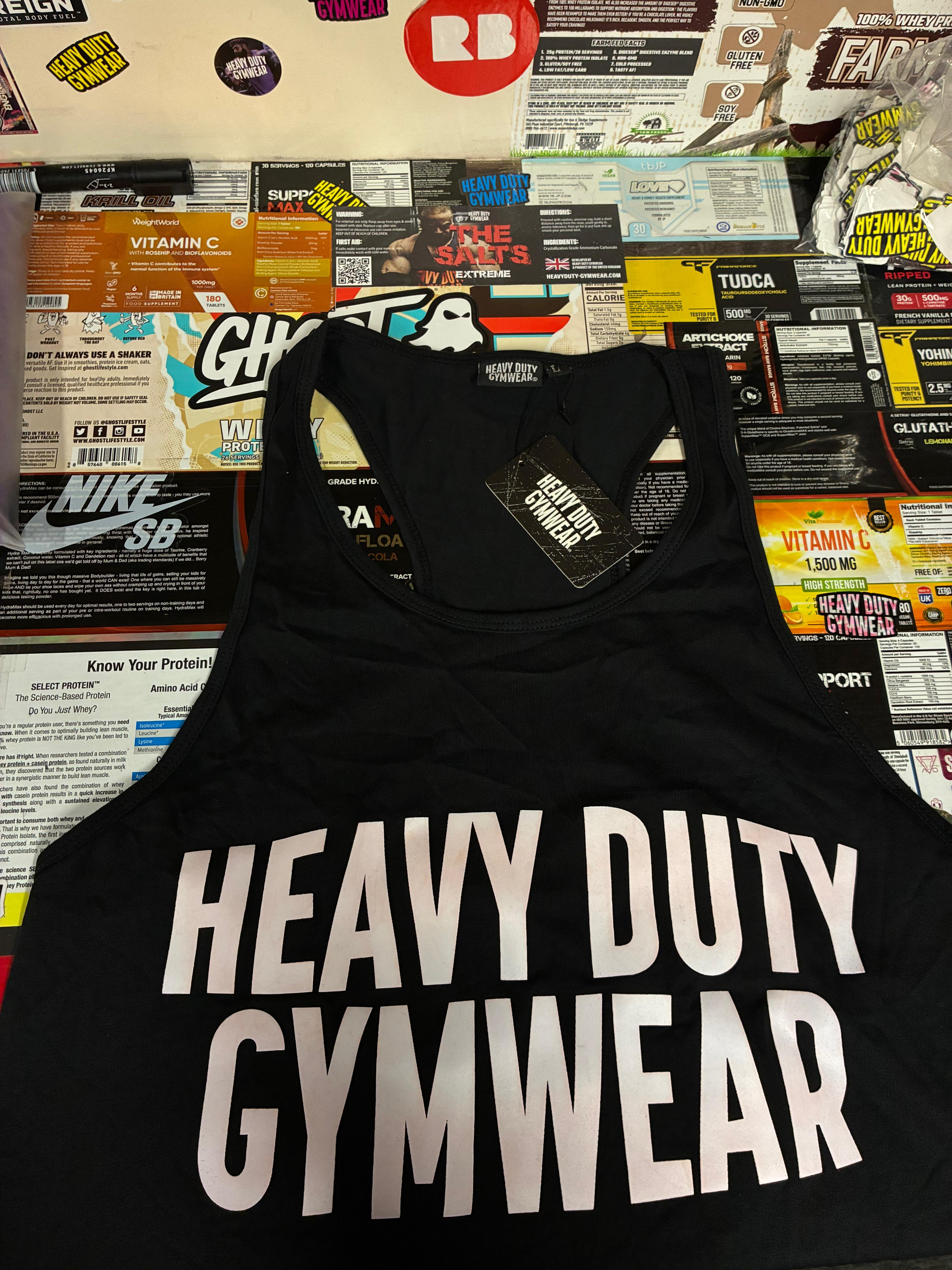 Defected logo White on black Vest