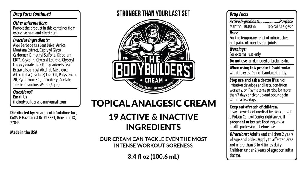 The   Bodybuilders Cream - Ultra Strength Muscle Recovery Therapy