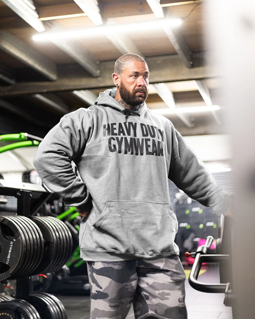 Black on Heather Grey