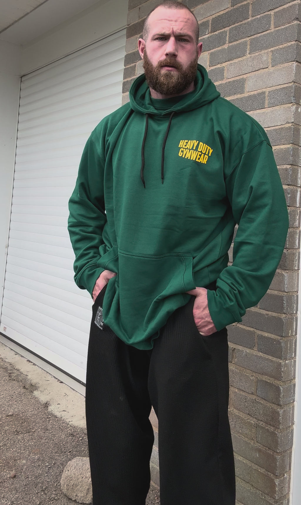 OG yellow on forest green Hoodie