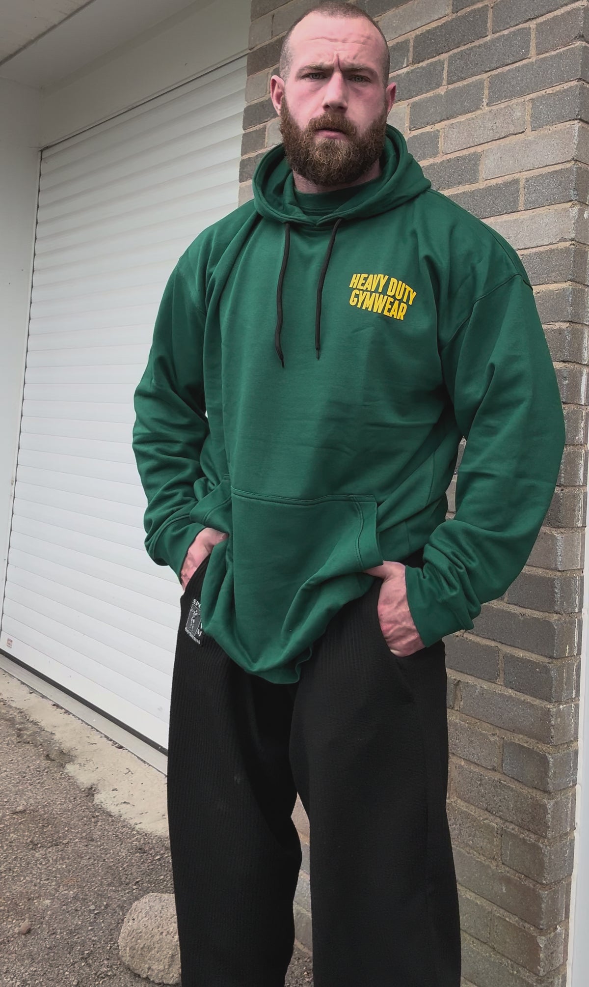 OG yellow on forest green Hoodie